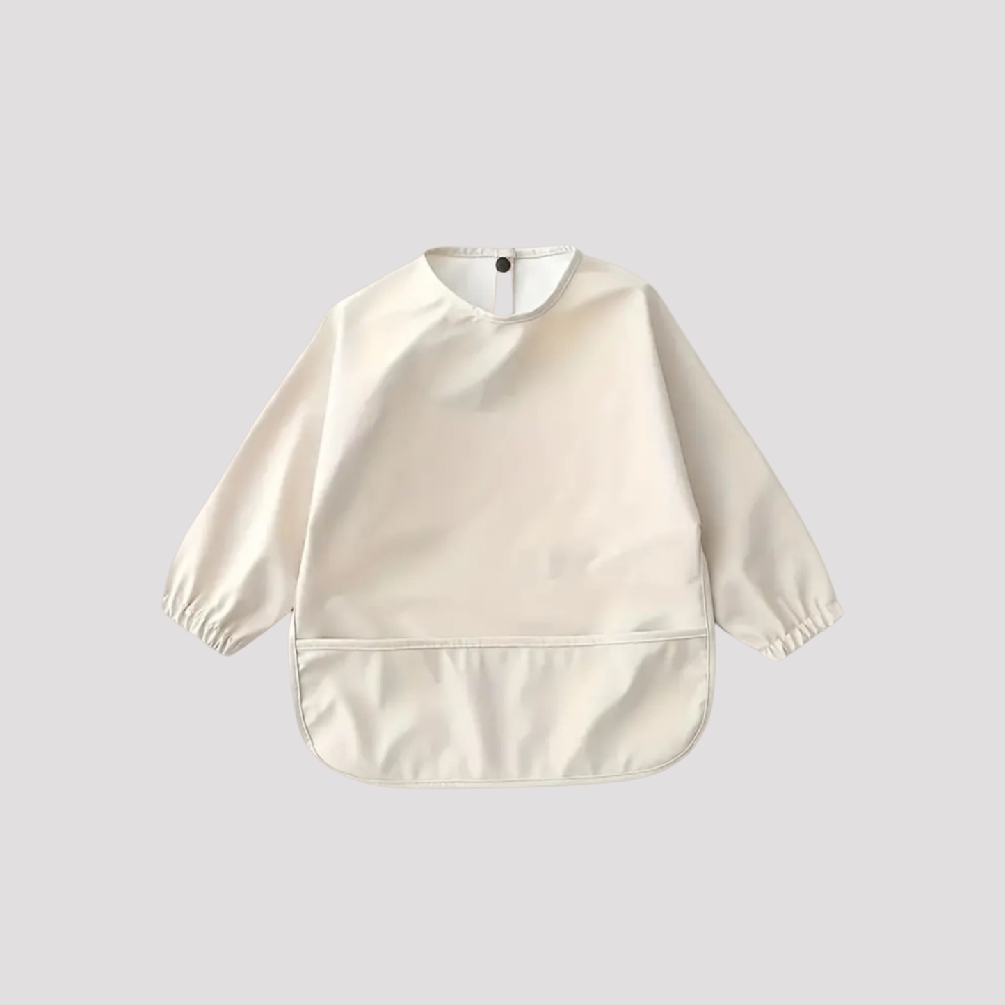 Babero de manga larga de color entero - Talla S