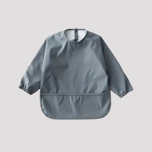 Babero de manga larga de color entero - Talla S