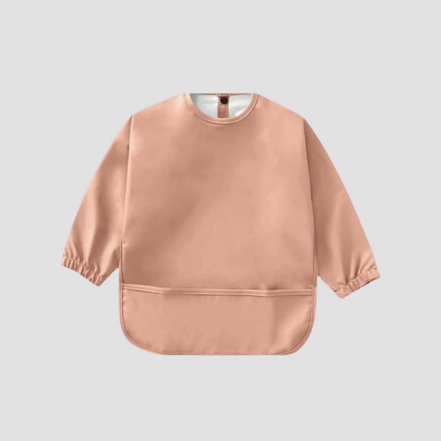 Babero de manga larga de color entero - Talla S