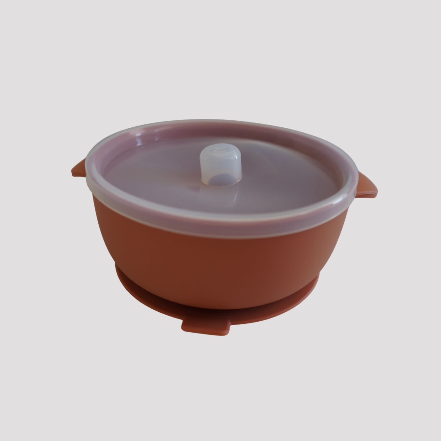 Bowl antideslizante con tapa