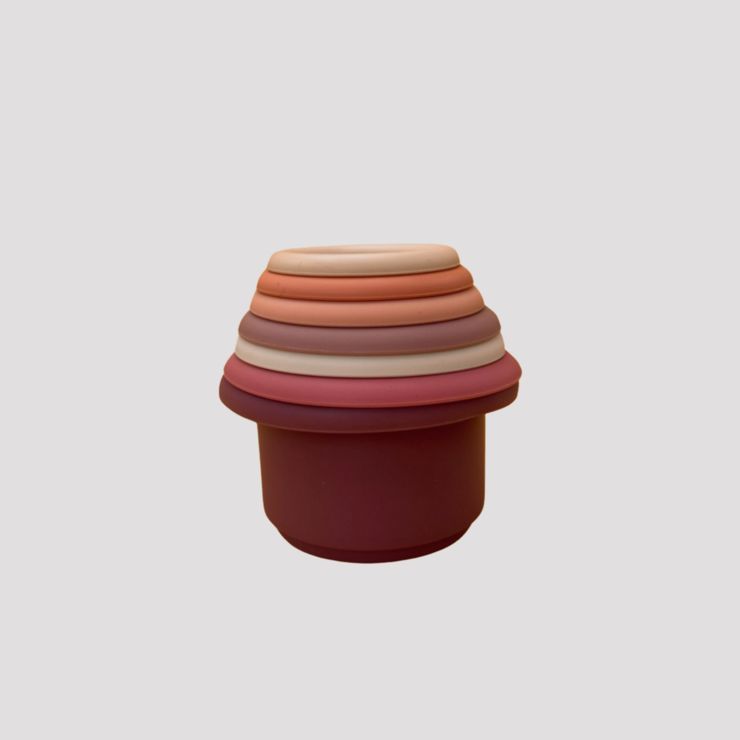 Tazas apilables de silicona Montessori para bebés
