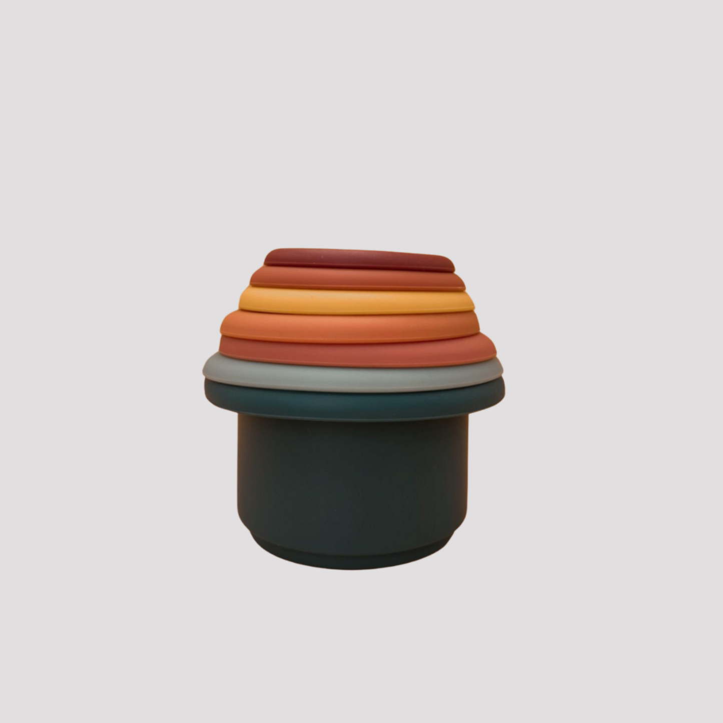Tazas apilables de silicona Montessori para bebés